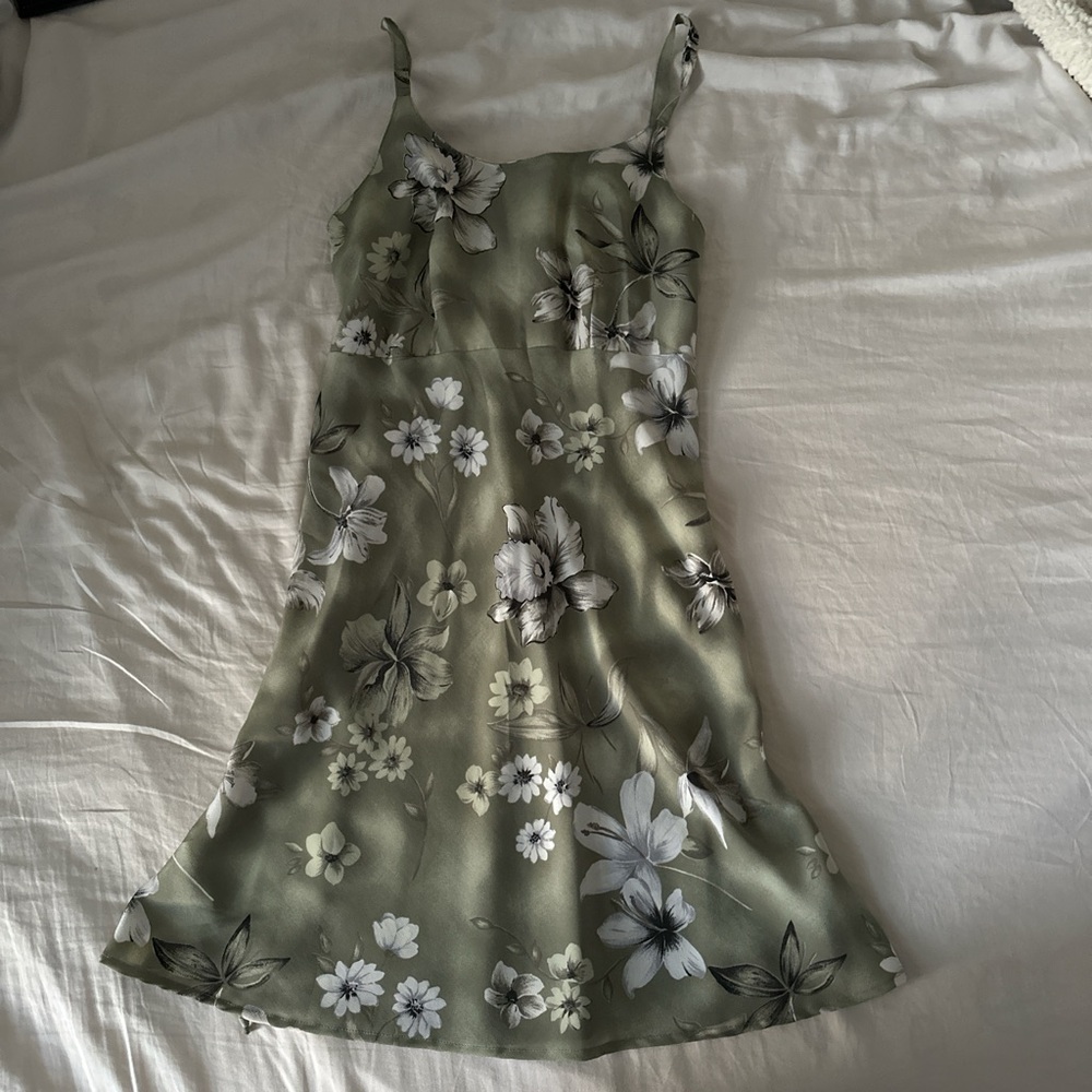 vintage green dress